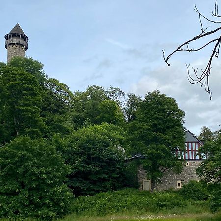 Ferienwohnung An Der Wildenburg Kempfeld Exteriör bild